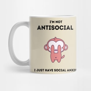 I am not antisocial Mug